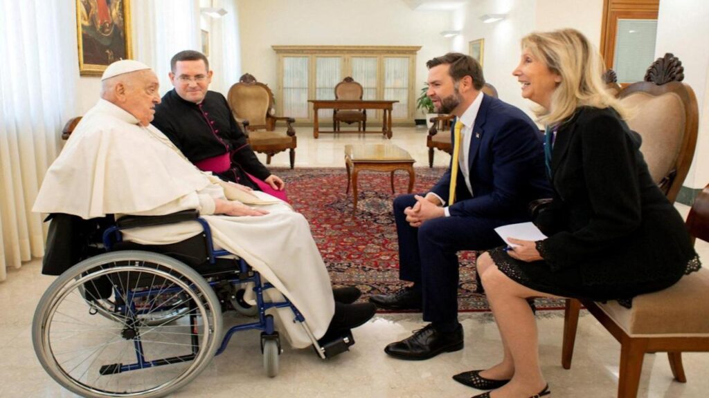 Is Trump Rebooting Vatican Ties? Vance’s Secret Meeting with Pope Leo Revealed! 1 Is Trump Rebooting Vatican Ties? Vance’s Secret Meeting with Pope Leo Revealed!
