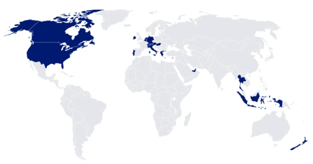 Trump's $5 Million Gold Card: The Secret Fast Track to U.S. Residency for the Ultra-Rich 3 A map showing countries with high interest in the Gold Card visa.