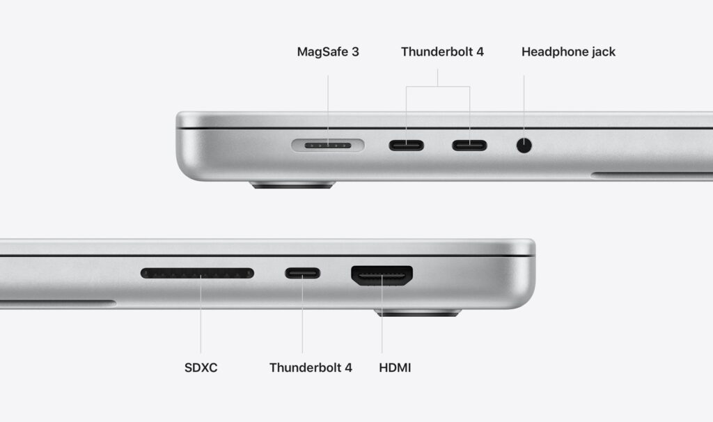 Apple M1 MacBook Air showing slim design and ports