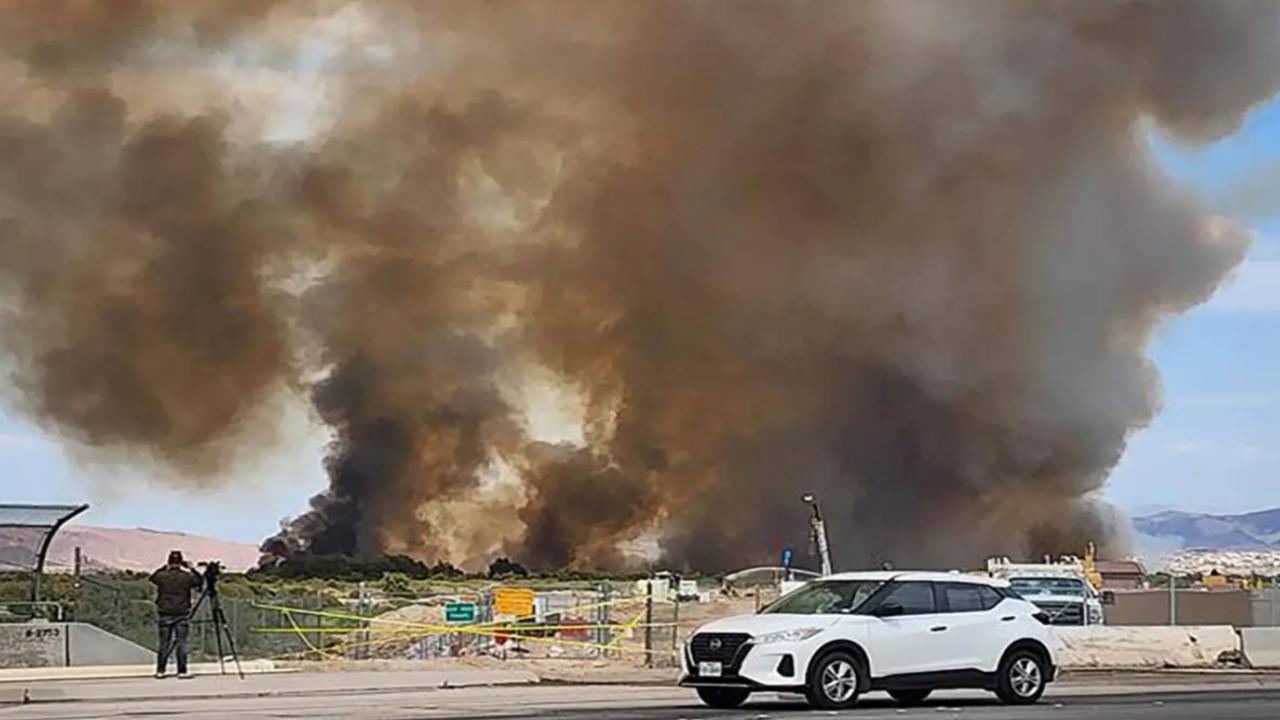 Massive Smoke Cloud Rises Over Las Vegas: What’s Burning at Wetlands Park?