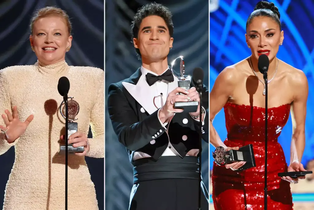 Tony Awards 2025 Full Winners List: The Most Unexpected Triumphs of the Year 2 Sarah Snook, Darren Criss, and Nicole Scherzinger accept their Tony Awards.