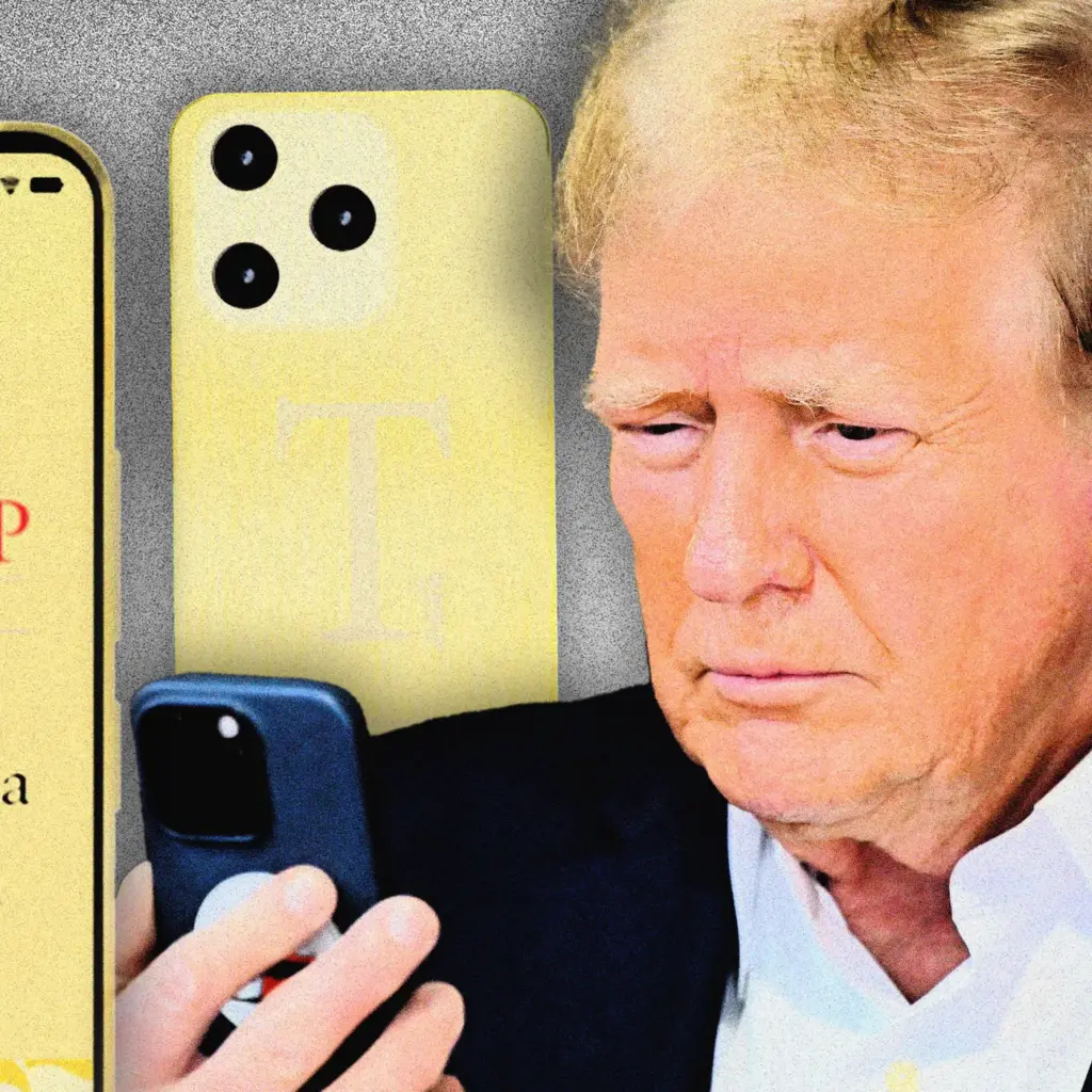 The Trump Family’s Newest Showpiece: Why the $499 Gold T1 Phone Is Turning Heads 2 T1 Phone latest golden accessory from Trump world