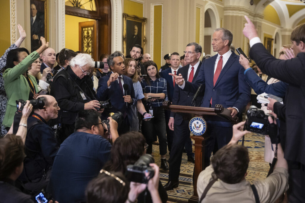 Senate voting on Trump's bill of tax and Medicaid cuts 
